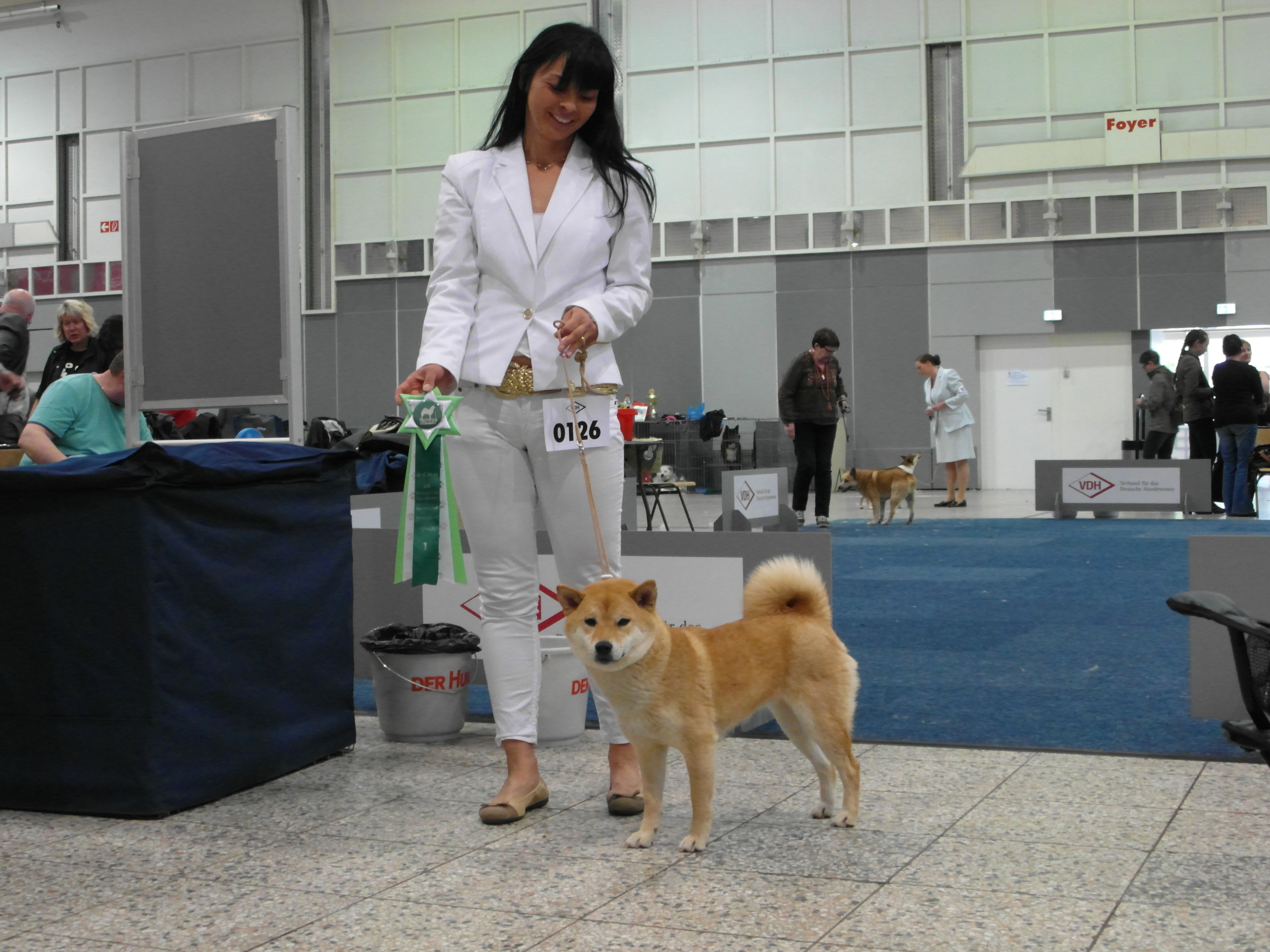 Internationale Ausstellung Dortmund 10.05.2013 – Emi gewinnt erste CACIB!!!